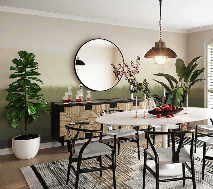 Emerald Forest Colour Block Wall Mural