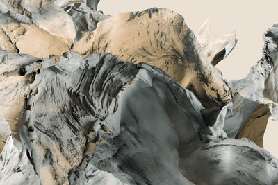 Rock Waves Wall Mural