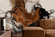 Volcano Sputters Wall Mural
